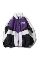 Blouson aviateur surdimensionné vintage d'automne